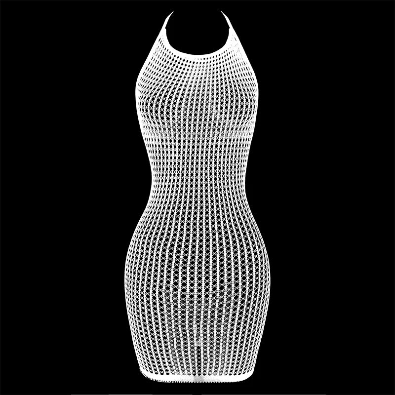 Vestido Cover Up Sexy Fishnet - Olívia Fios