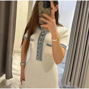 Vestido Maxi Bodycon Elegância Suprema - Olívia Fios