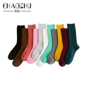 Meias CHAOZHU "Estilo Casual" - Olívia Fios