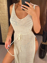 Novo sexy s-xl franja borla malha crochê túnica praia cobrir cover-ups vestido de praia beach wear beachwear feminino v3791