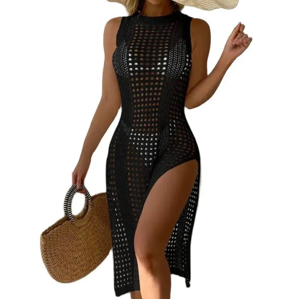 Vestido de Crochê "Praia dos Sonhos" - Olívia Fios