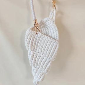 Bolsa Concha Elegance com Corrente de Pérola - Olívia Fios