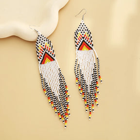 Brincos "Tassel Geométrico" - Olívia Fios