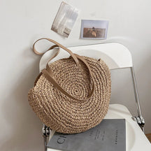 Bolsa de Palha "Verão Chic" - Olívia Fios