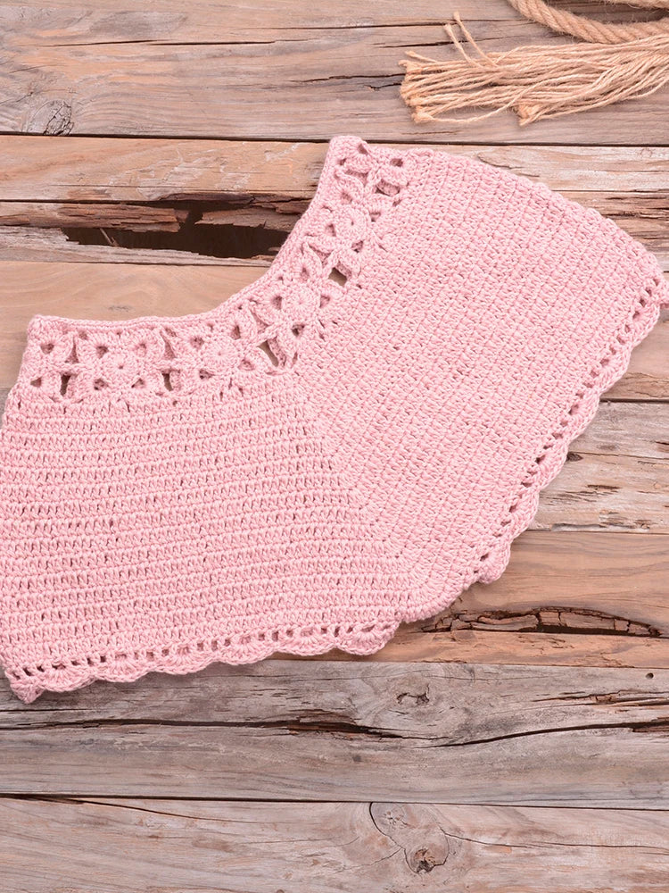Conjunto Biquíni Crochê Elegância Natural - Olívia Fios