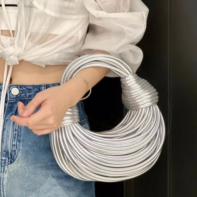 Bolsa de Designer de Crochê Olívia Fios