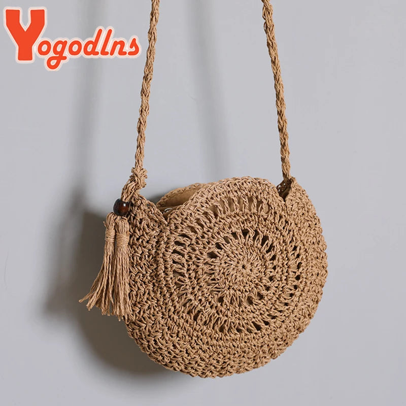 Bolsa de Palha "Verão Natural" - Olívia Fios