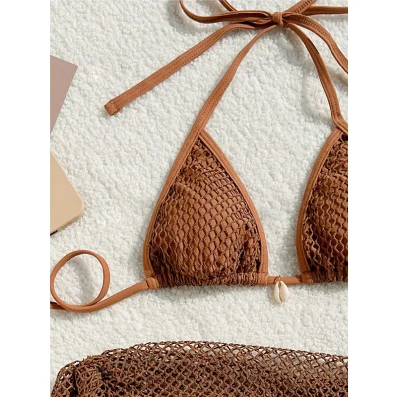 2025 sexy biquinis feminino maiôs de três peças de banho praia swim wear fatos de banho conjunto de biquíni brasileiro piscina banhista