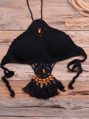 Conjunto Biquíni Crochê Elegância Natural - Olívia Fios
