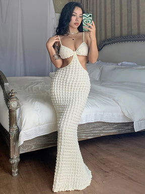 Dulzura sólido sem costas xadrez cinta vestido longo para mulheres bodycon sexy festa elegante maxi vestido noite roupas de aniversário atacado