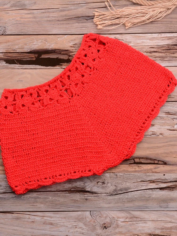 Conjunto Biquíni Crochê Elegância Natural - Olívia Fios