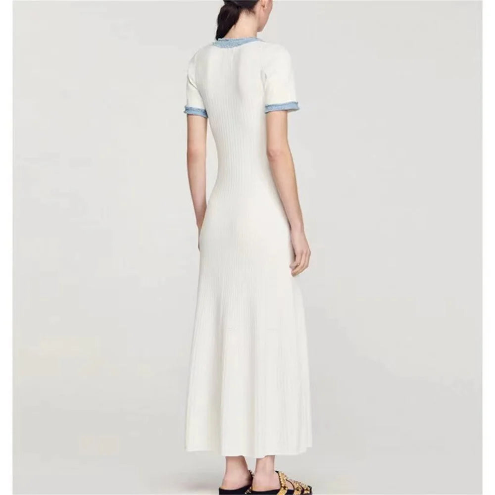 Vestido Maxi Bodycon Elegância Suprema - Olívia Fios