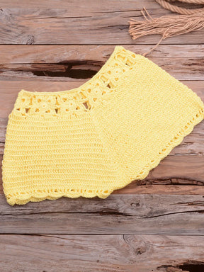Conjunto Biquíni Crochê Elegância Natural - Olívia Fios