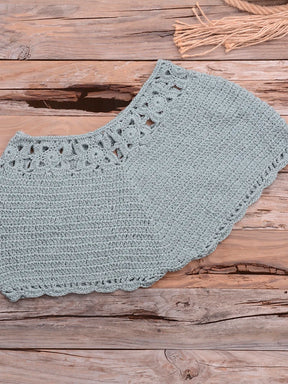 Conjunto Biquíni Crochê Elegância Natural - Olívia Fios