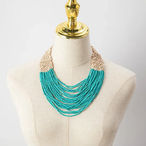 Colar "Boho Multilayer" - Olívia Fios