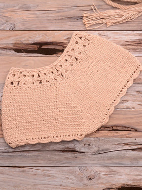 Conjunto Biquíni Crochê Elegância Natural - Olívia Fios