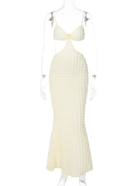 Dulzura sólido sem costas xadrez cinta vestido longo para mulheres bodycon sexy festa elegante maxi vestido noite roupas de aniversário atacado