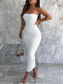 Verão preto sexy vestido feminino streetwear sem mangas sem costas sólido cinta de espaguete bodycon casual clubwear elegante vestidos de festa