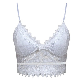 Sexy renda oca malha ver através magro sem costas halter colheita topo cinta de espaguete pura bordado camisola colete espartilho
