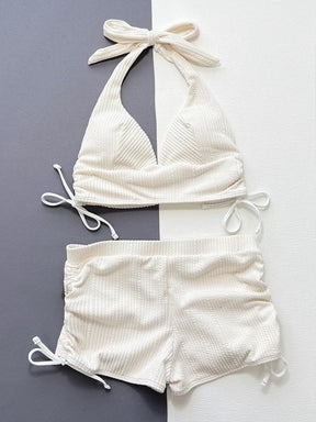Biquíni Amarrado Branco Elegância Olívia Fios