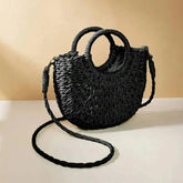 Bolsa de Praia Half-Moon Estilo Chic - Olívia Fios