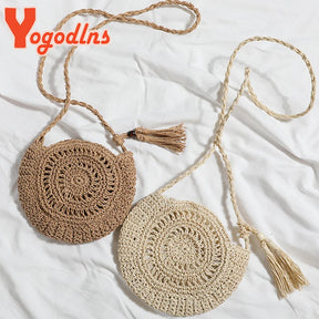 Bolsa de Palha "Verão Natural" - Olívia Fios