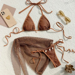 2025 sexy biquinis feminino maiôs de três peças de banho praia swim wear fatos de banho conjunto de biquíni brasileiro piscina banhista