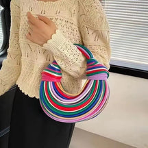 Bolsa de Designer de Crochê Olívia Fios
