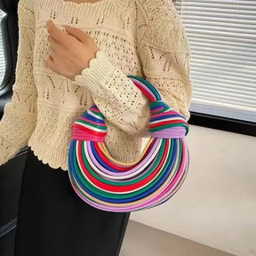 Bolsa de Designer de Crochê Olívia Fios