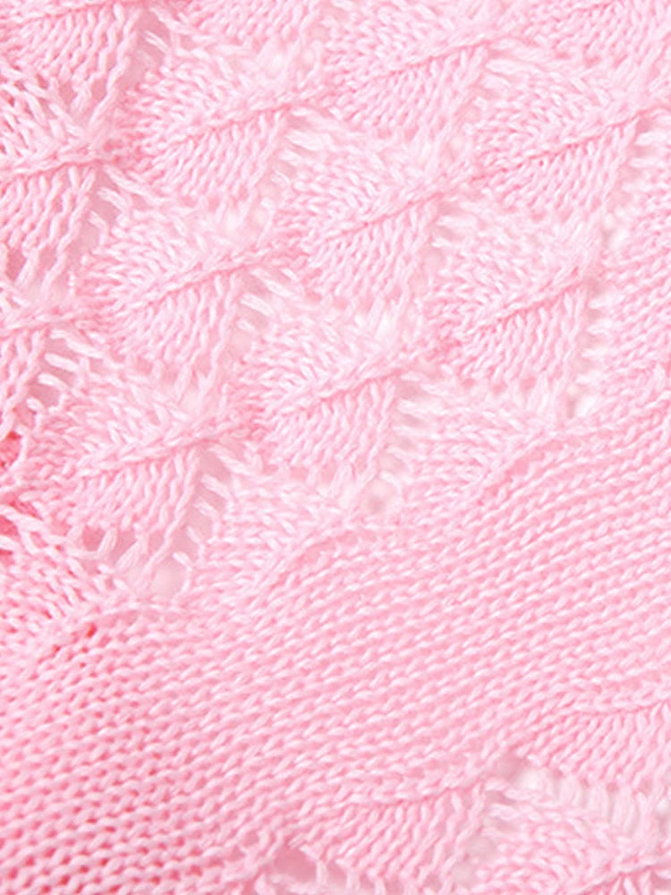 Vestido de Praia Crochet Com Franjas Olívia Fios