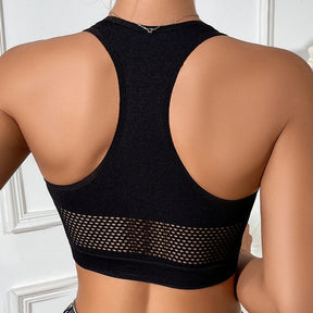 Top Feminino Sexy com Recorte em Tela