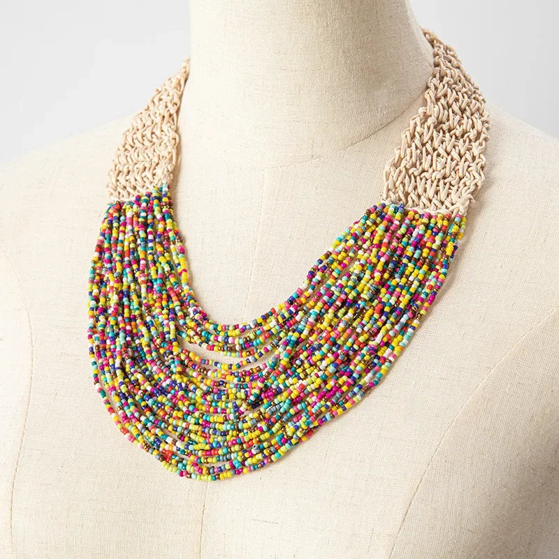 Colar "Boho Multilayer" - Olívia Fios