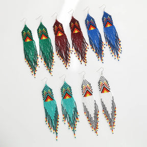 Brincos "Tassel Geométrico" - Olívia Fios