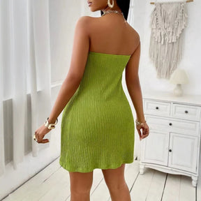 Mia musa define verão simples decente cor sólida sem alças fora do ombro cintura alta casual curto y2k conjuntos de roupas para mulher