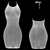 Vestido Cover Up Sexy Fishnet - Olívia Fios