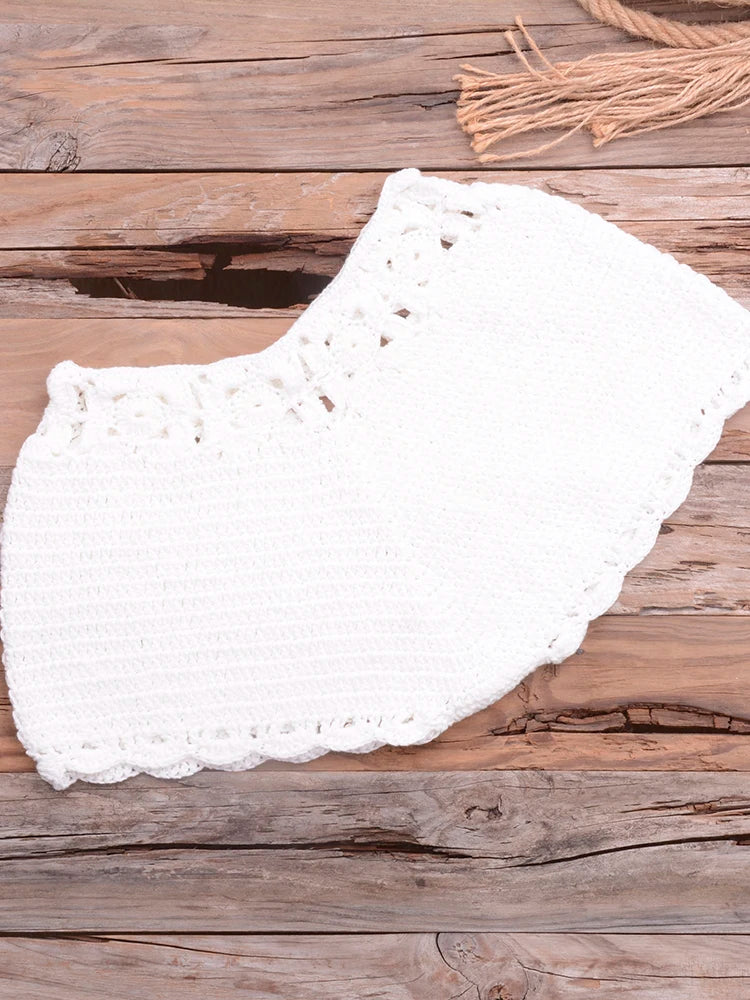Conjunto Biquíni Crochê Elegância Natural - Olívia Fios