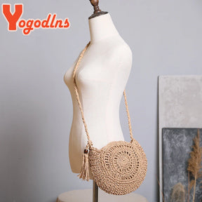 Bolsa de Palha "Verão Natural" - Olívia Fios