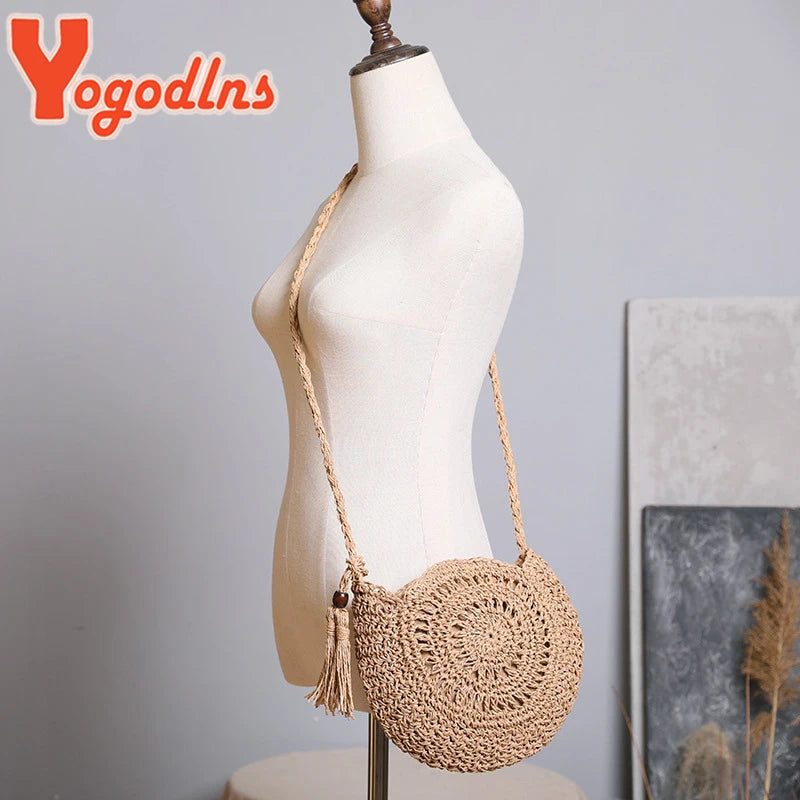 Bolsa de Palha "Verão Natural" - Olívia Fios