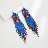 Brincos "Tassel Geométrico" - Olívia Fios