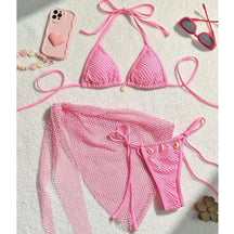 2025 sexy biquinis feminino maiôs de três peças de banho praia swim wear fatos de banho conjunto de biquíni brasileiro piscina banhista