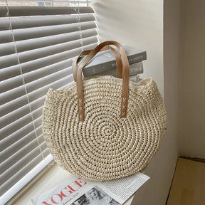 Bolsa de Palha "Verão Chic" - Olívia Fios