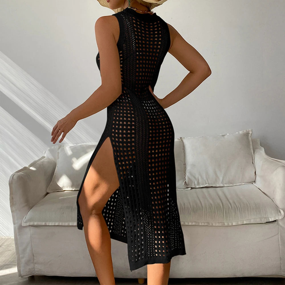 Vestido de Crochê "Praia dos Sonhos" - Olívia Fios