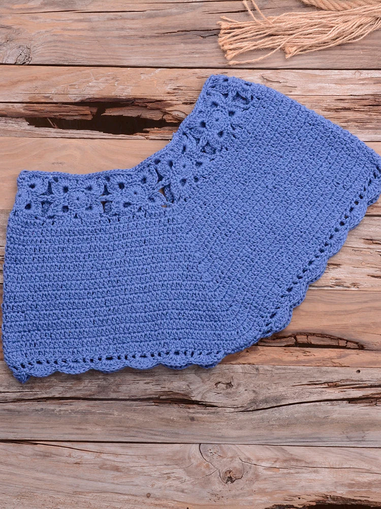 Conjunto Biquíni Crochê Elegância Natural - Olívia Fios