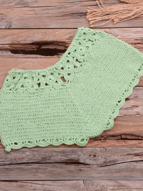 Conjunto Biquíni Crochê Elegância Natural - Olívia Fios