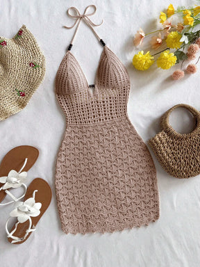 Vestido Elegância de Verão com Decote em V - Olívia Fios