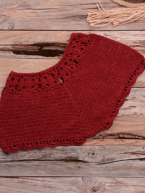 Conjunto Biquíni Crochê Elegância Natural - Olívia Fios