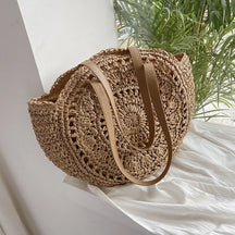 Bolsa de Palha "Verão Chic" - Olívia Fios
